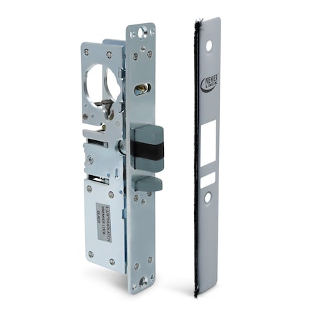 Premier Lock Commercial Storefront Deadlatch Narrow Stile Mortise Lock - 1-1/8" - Right DLA03